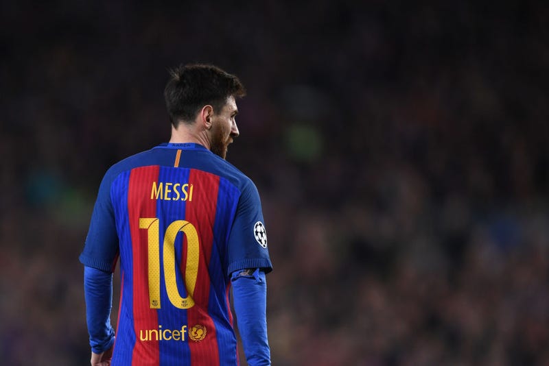 Lionel Messi in action during the UEFA Champions League Round of 16 second leg match between FC Barcelona and Paris Saint-Germain at Camp Nou on March 8, 2017 in Barcelona, Spain.