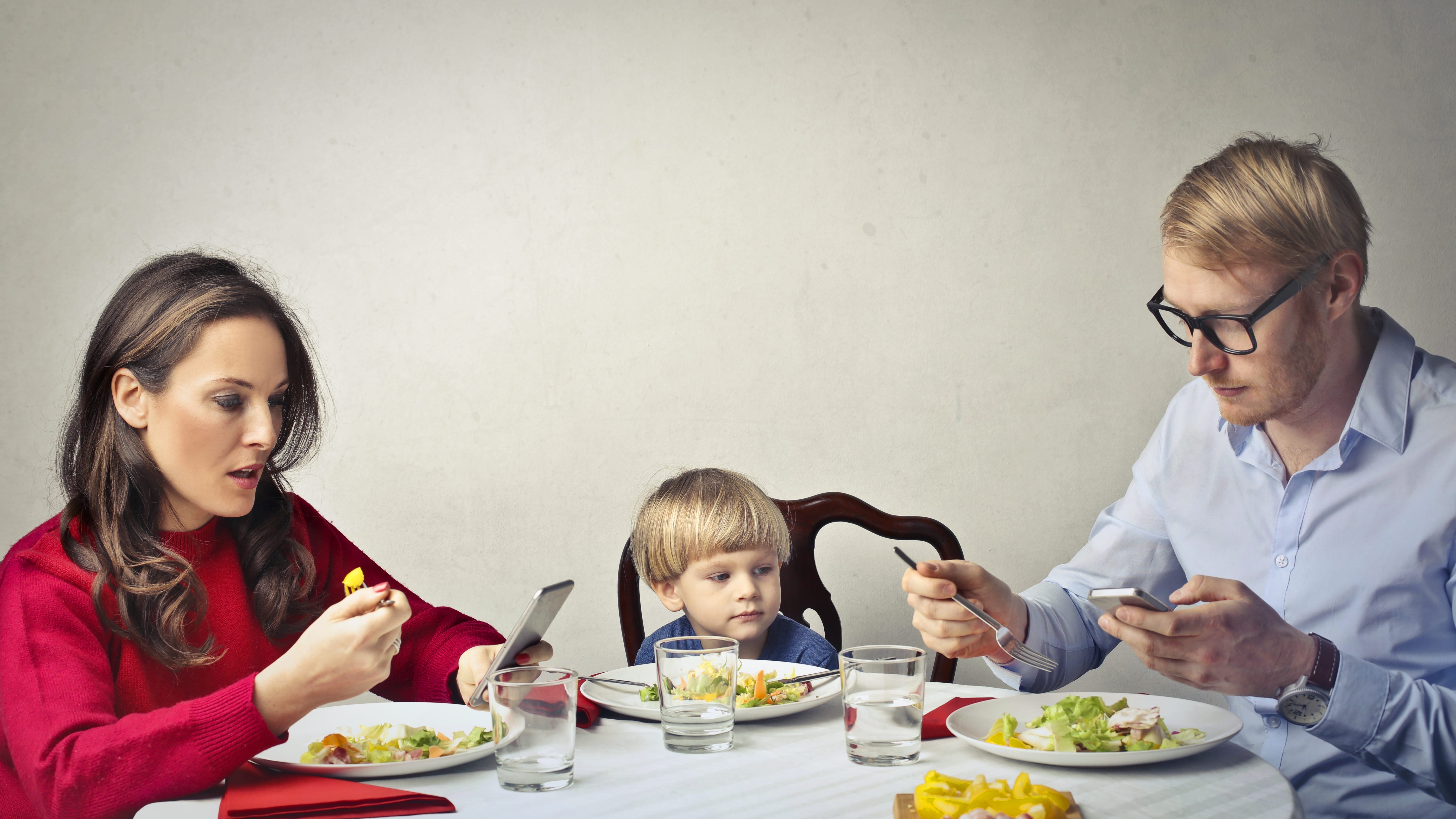 Almost 60% of parents text their kids when dinner is ready instead of yelling