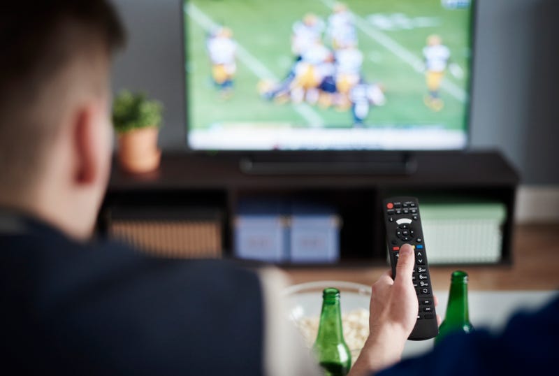 person watching football