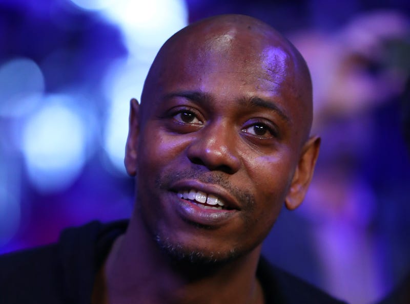 Comedian Dave Chappelle looks on before the bout between Roman "Chocolatito" Gonzalez and Srisaket Sor Rungvisai for Gonzalez's WBC junior bantamweight title 