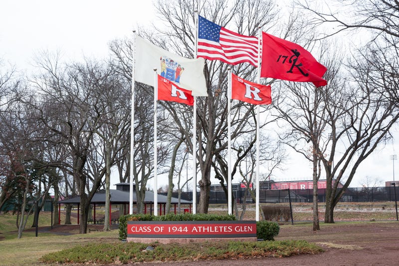 The Class of 1955 Athletes Glen is pictured outside High Point Solutions Stadium at Rutgers University