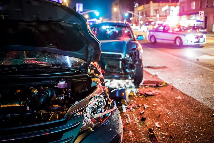 high speed crash
