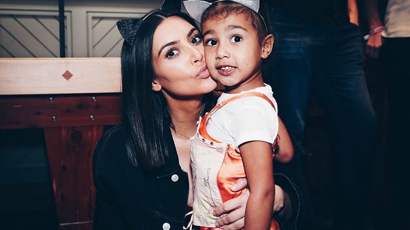 North West Photobombs Kim Kardashian's 'Stay at Home' PSA, Whispers 'I Want Out'