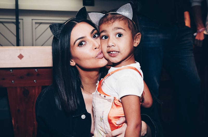 Kim Kardashian and daughter, North West