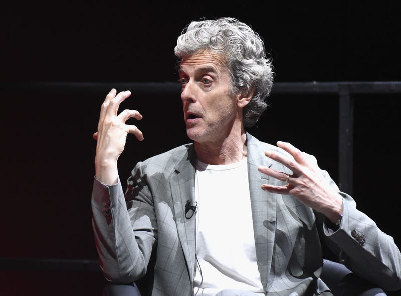 Actor Peter Capaldi speaks on stage during the panel discussion about 'Doctor Who' at the BFI & Radio Times TV Festival at BFI Southbank on April 9, 2017 in London, England. 