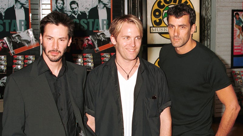 Keanu Reeves, Bret Domrose, and Rob Mailhouse of Dogstar