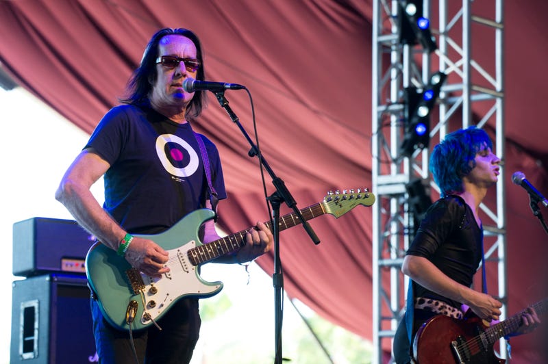 INDIO, CA - APRIL 14: Musician Todd Rundgren performs with The Lemon Twigs onstage at the Gobi tent during Coachella Valley Music And Arts Festival at Empire Polo Club on April 14, 2017 in Indio, California.