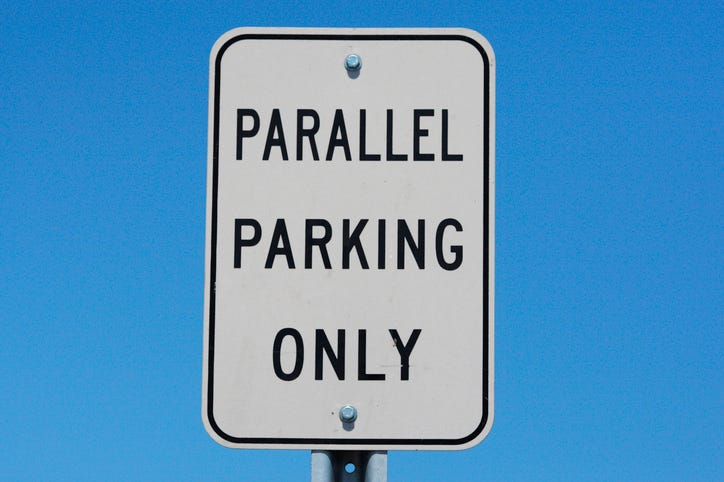 Parallel Parking Only Sign