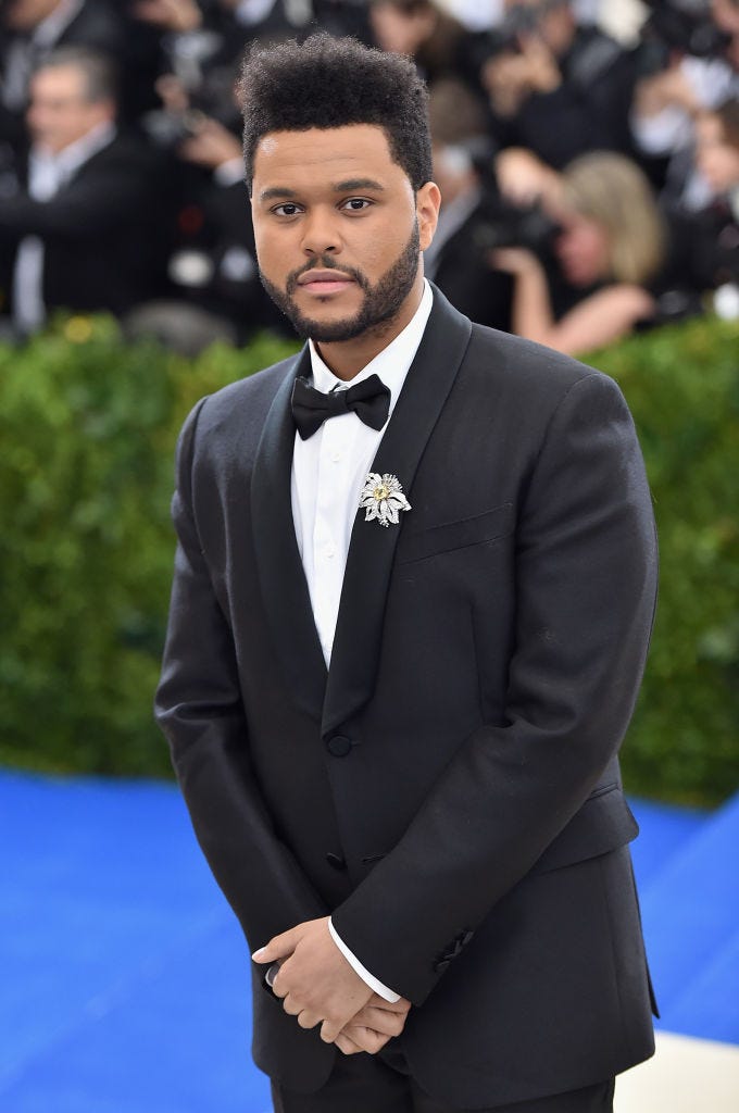 The Weeknd attends the "Rei Kawakubo/Comme des Garcons: Art Of The In-Between" Costume Institute Gala at Metropolitan Museum of Art on May 1, 2017 in New York City