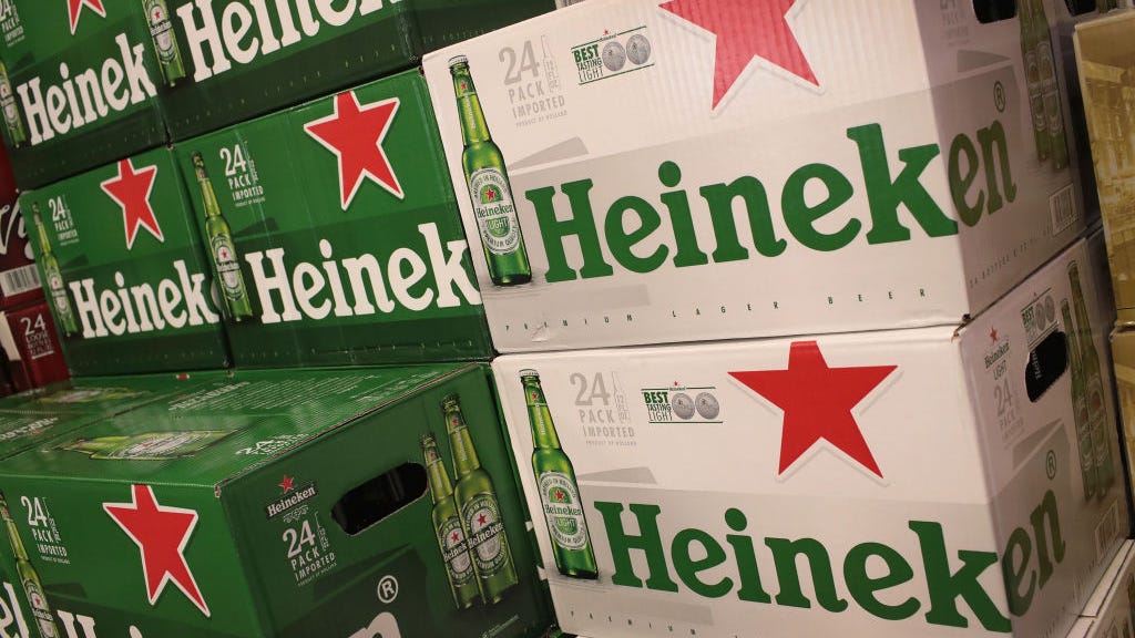 Heineken is still operating in Russia after promising to leave over Ukraine