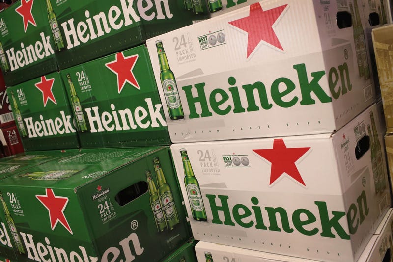 Heineken beer is offered for sale on May 4, 2017 in Chicago, Illinois.