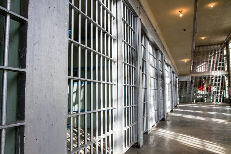 Prison bars.
