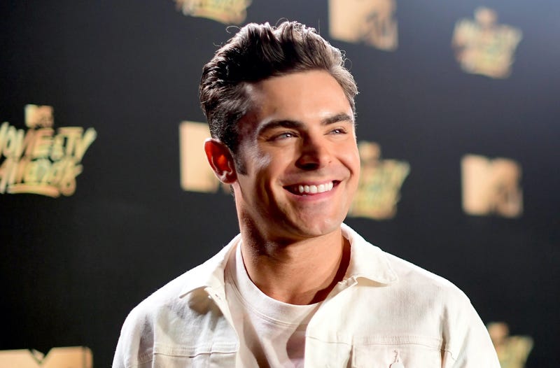 Zac Efron attends the 2017 MTV Movie And TV Awards at The Shrine Auditorium on May 7, 2017