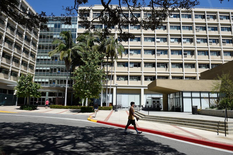 A file photo of student housing on the campus of University of California at Los Angeles on May 11, 2017.