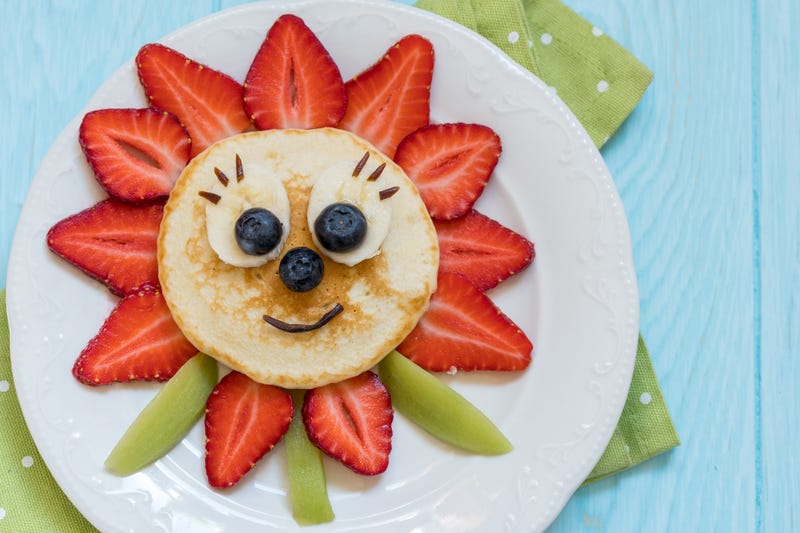 Pancakes with berries