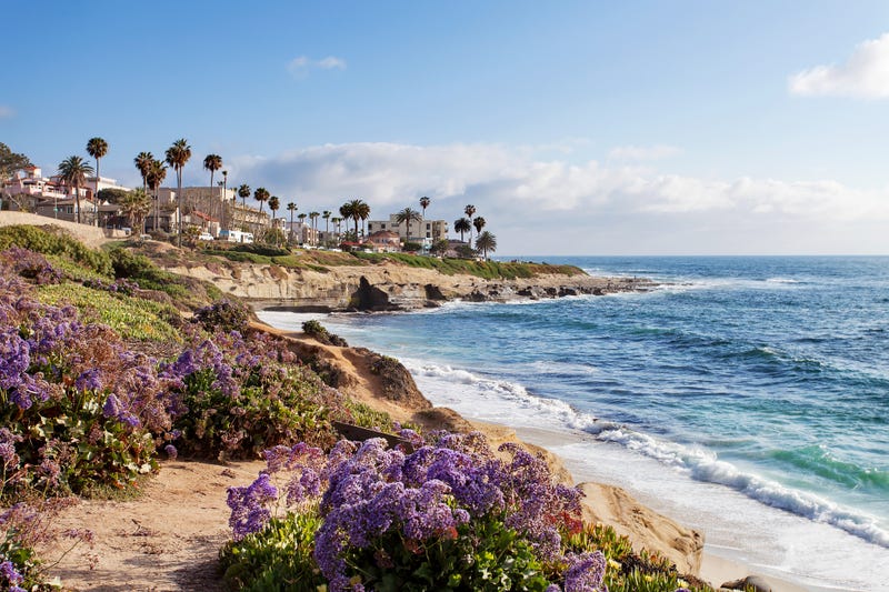 Pacific ocean in southern California