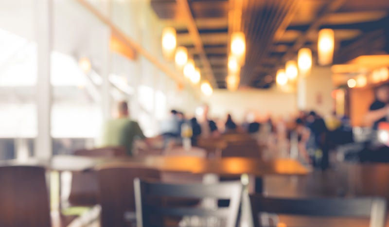 Coffee house out of focus