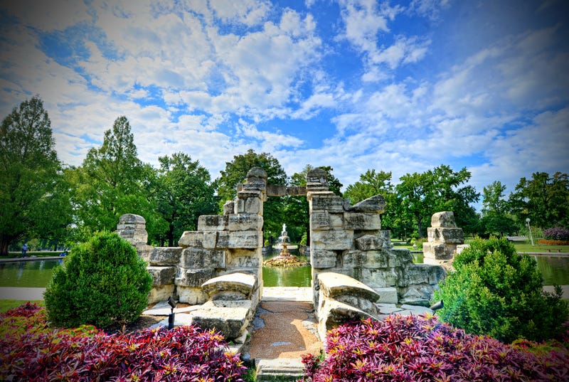 photo of fountain at Tower Grove Park
