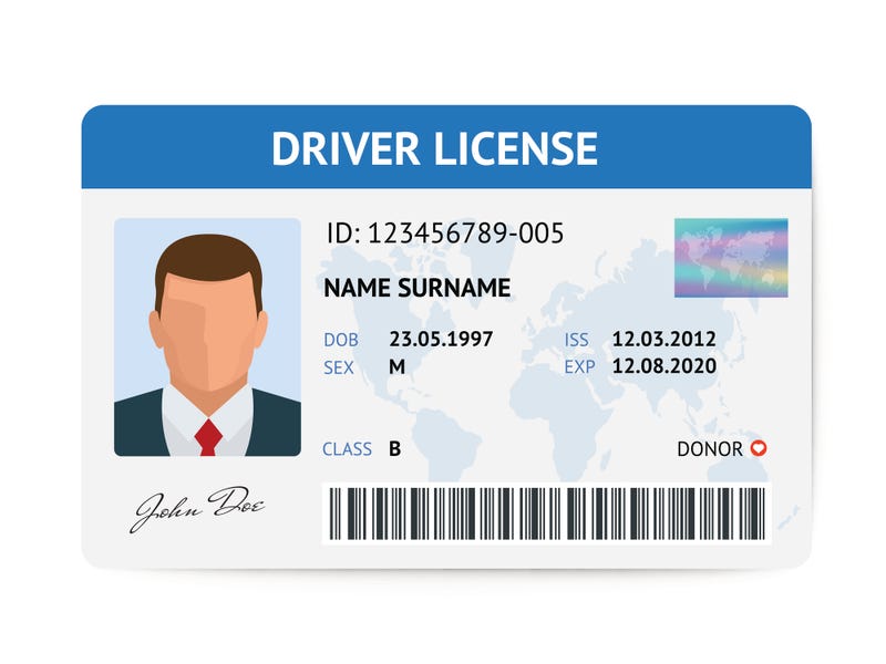 Generic drivers license