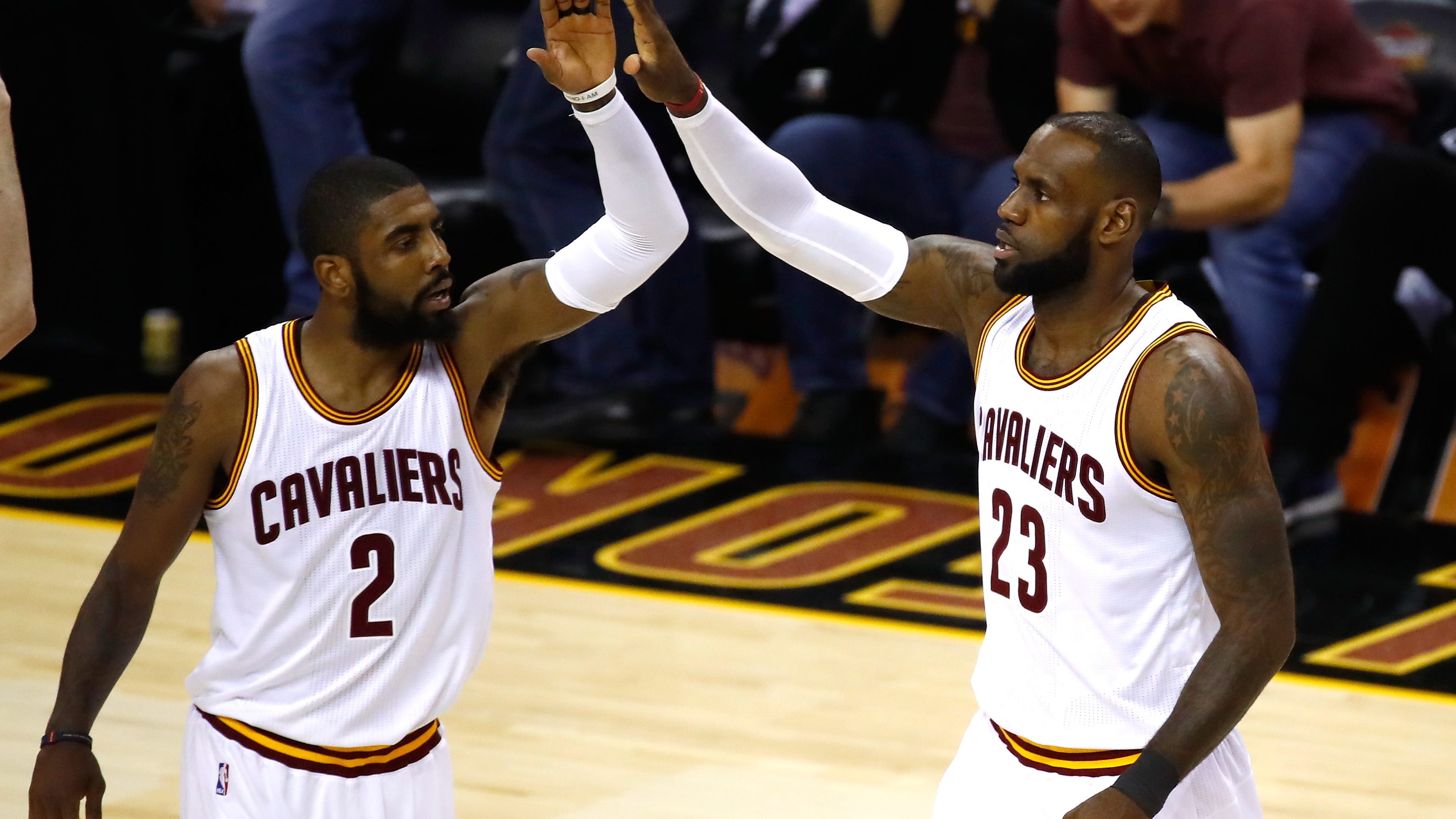 LeBron James reportedly ‘rooting hard’ for Kyrie reunion in Los Angeles