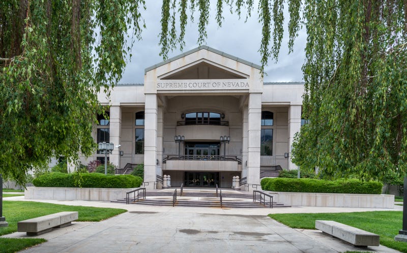 The Nevada Supreme Court building at Carson City