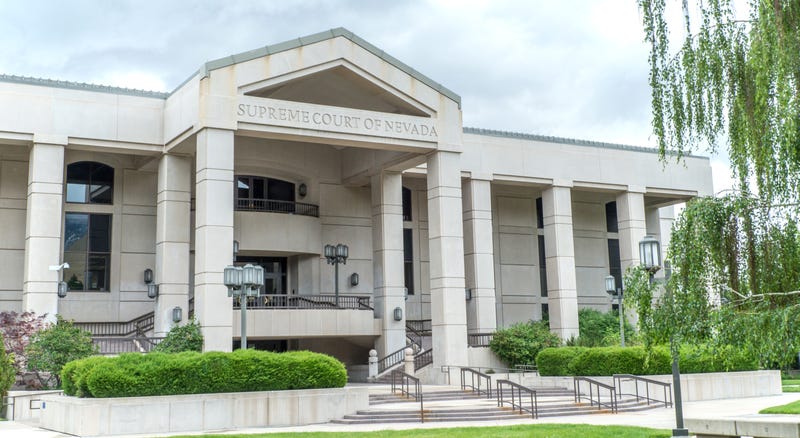 The exterior of the Nevada Supreme Court in Carson City
