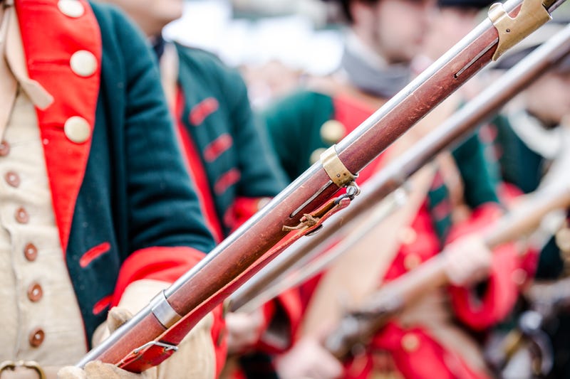 Building musketeers with guns.