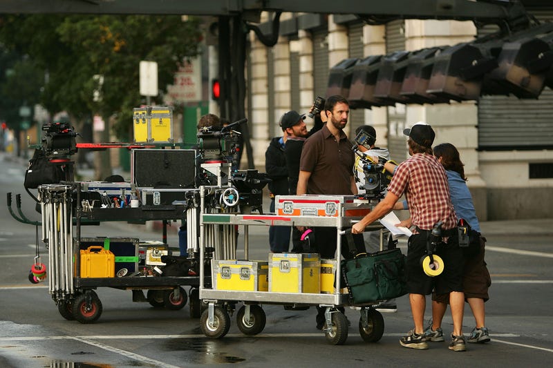 working film crew