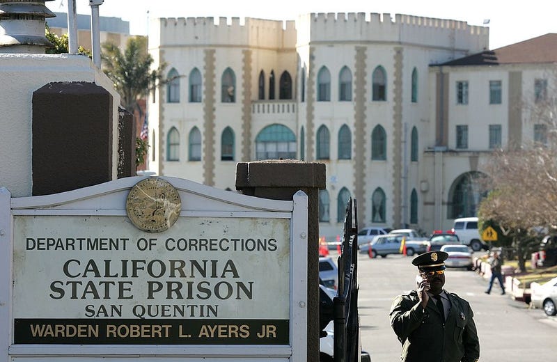 Four inmates have tested positive for COVID-19 at San Quentin.