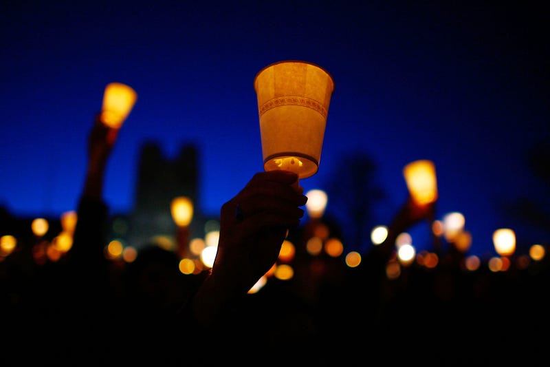 Candlelight vigil