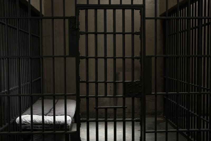 Prison cell.