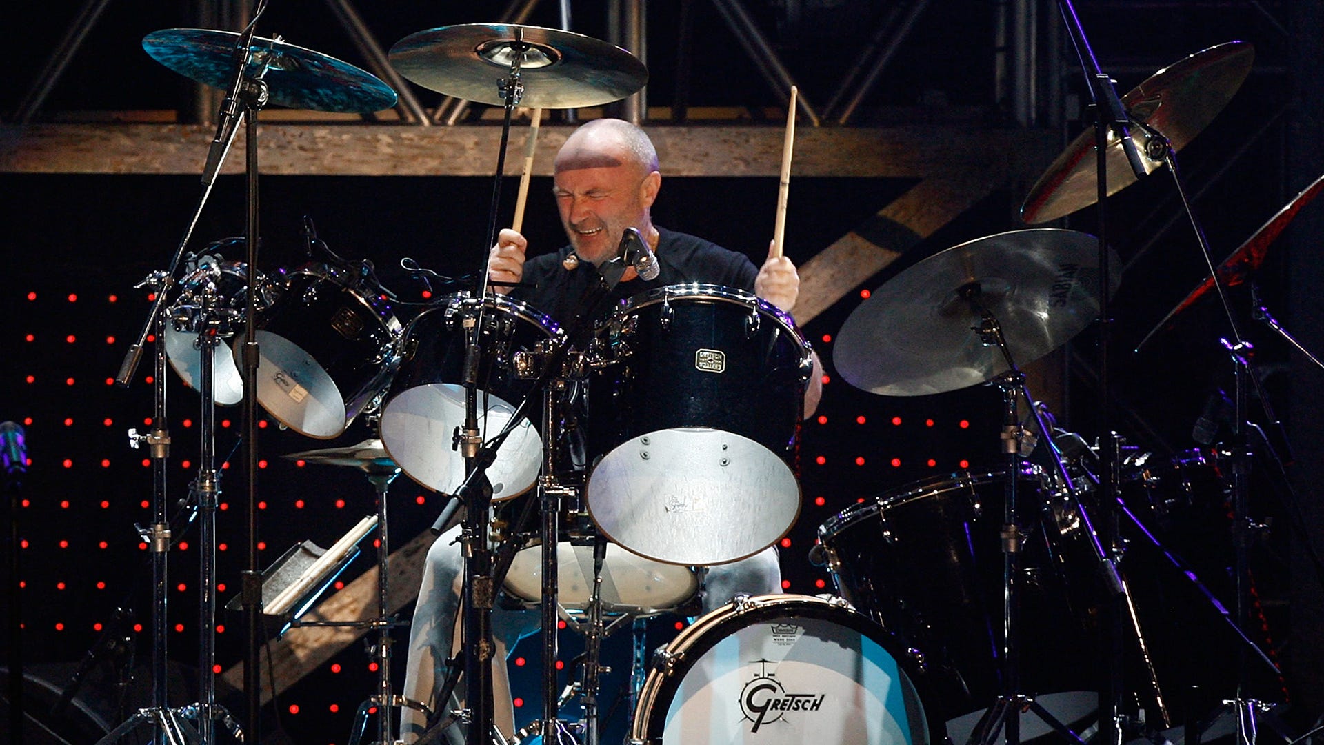 Phil Collins admits 'I can barely hold a stick' in health update