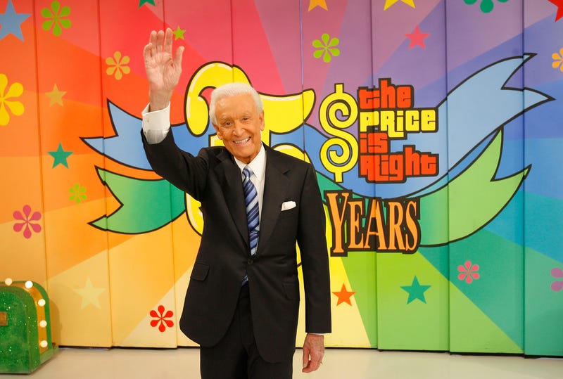 bob barker waving to camera