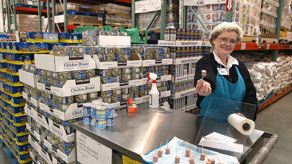 Free samples are back at Costco