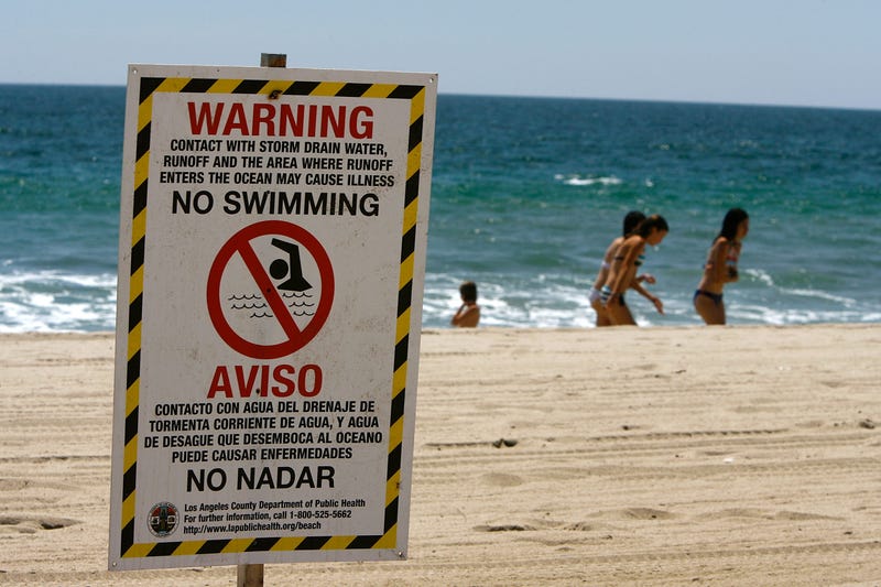 Rain Prompts Warning Against Ocean Swimming