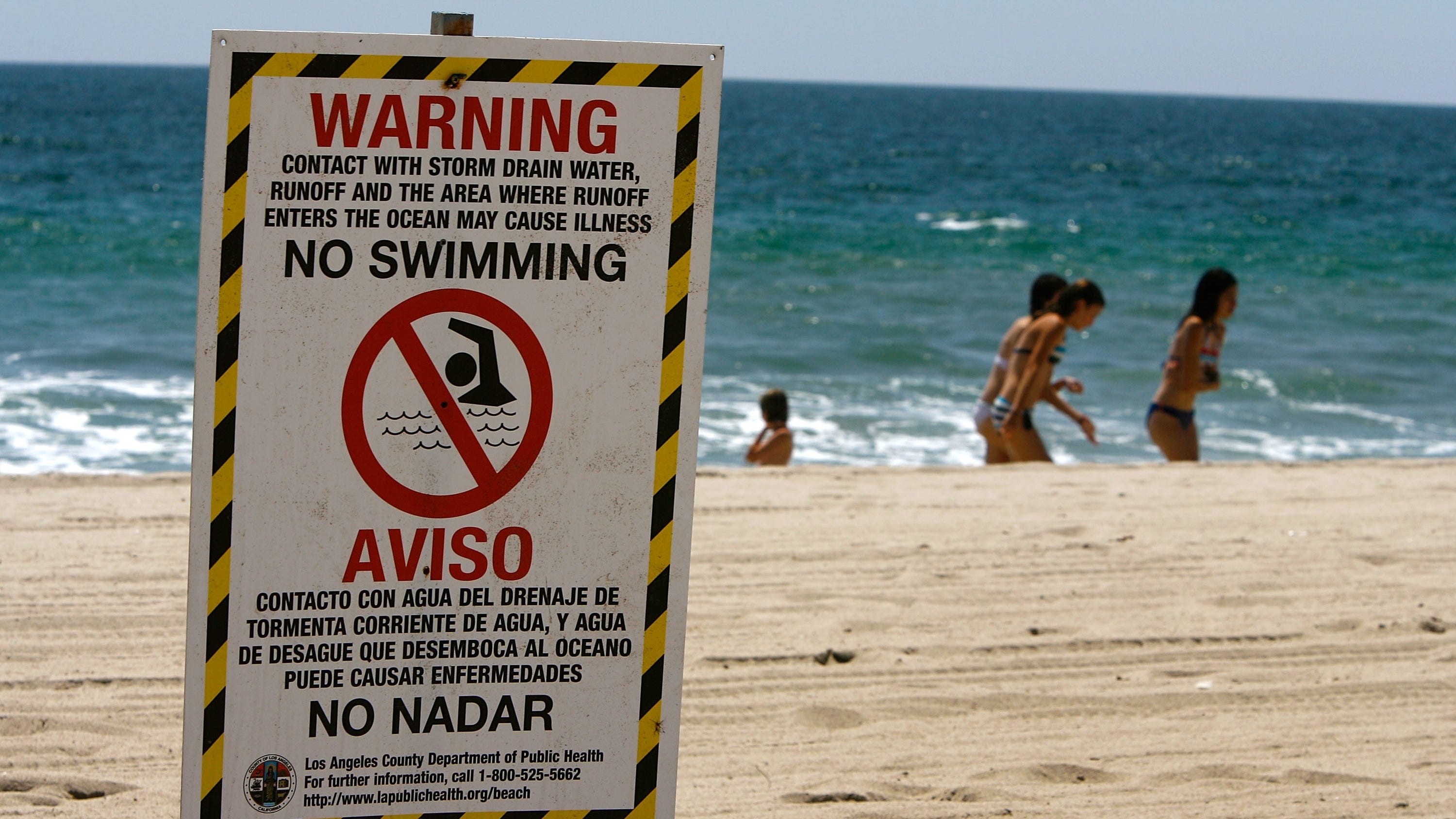 Rain prompts warning against ocean swimming