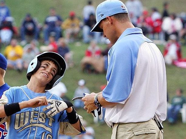 Cody and Clay Bellinger at the Little League World Series