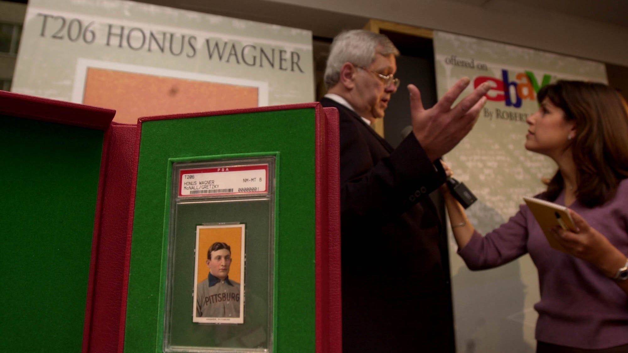 Ultra-rare Honus Wagner card smashes sale record at auction