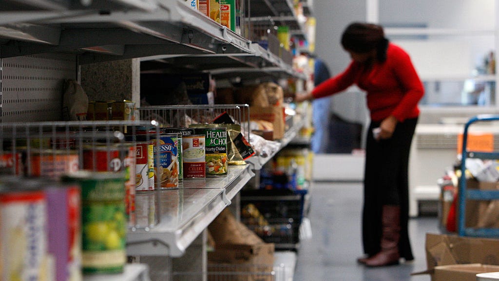 Food banks struggle to keep up with demand, inflation
