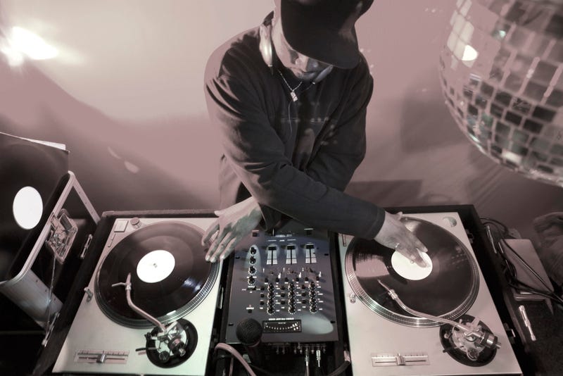 Disc jockey - stock photo