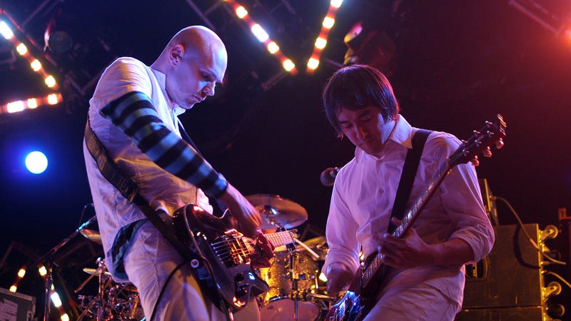 Billy Corgan and Jeff Schroeder of The Smashing Pumpkins