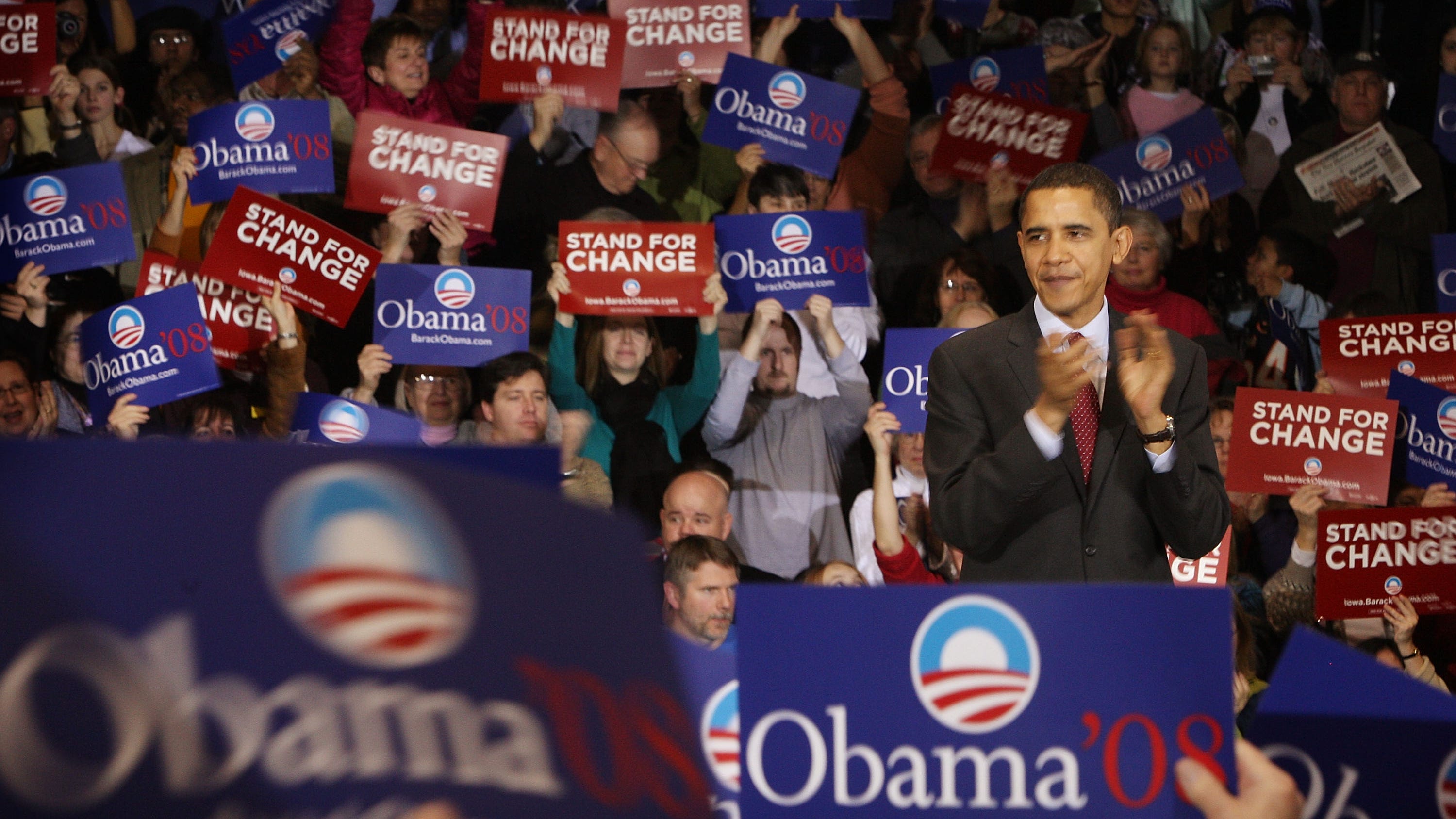 Former President Obama's historic, momentous victory at '08 Iowa Caucuses revisited