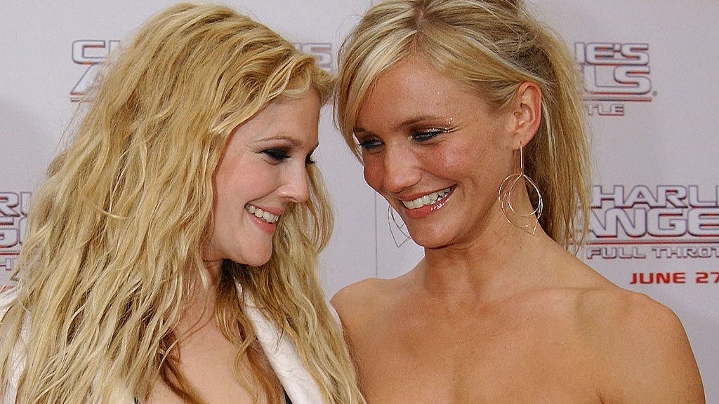 Drew Barrymore, 46, and Cameron Diaz, 49, celebrate 'bestie hour' as fans praise them for 'aging gracefully'