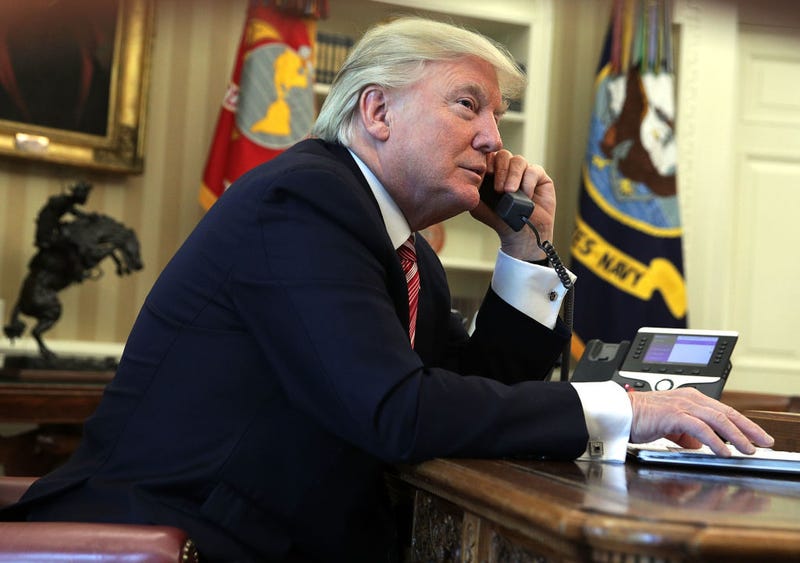 President Trump on the Rant Line