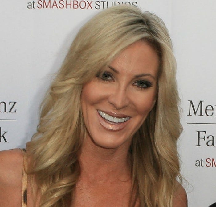 Lauri Waring Peterson attends Mercedes-Benz Fashion Week held at Smashbox Studios on March 13, 2008 in Culver City, California.
