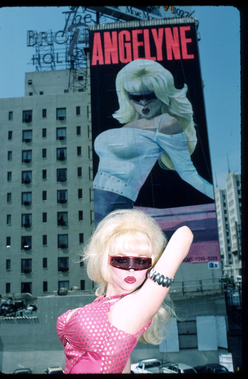 Angelyne -  July 1987 in Los Angeles, CA