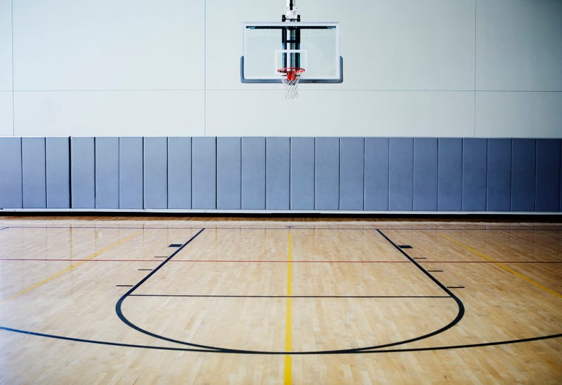 Basketball court.