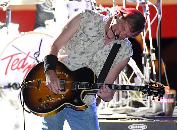 Ted Nugent performs