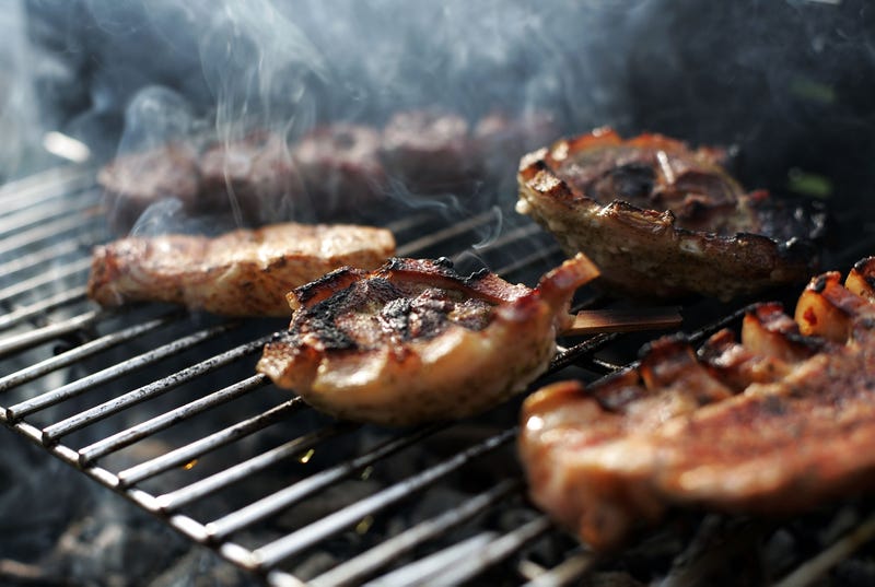 grilling food 
