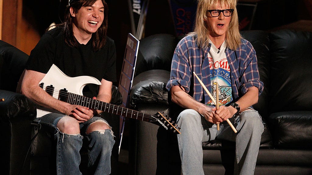 'Wayne's World' stars Mike Myers and Dana Carvey reunite for Super Bowl commercial